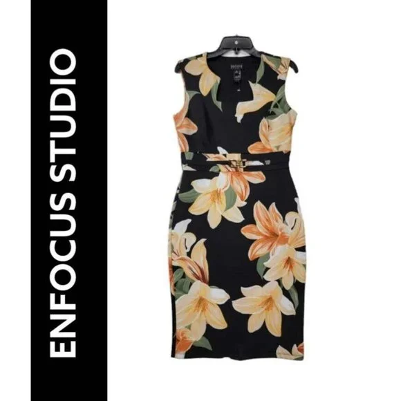 en focus studio formal dresses En Focus Studio Dress Womens 6 Sleeveless Lace Bodice Maxi Formal Gown  Elegant
